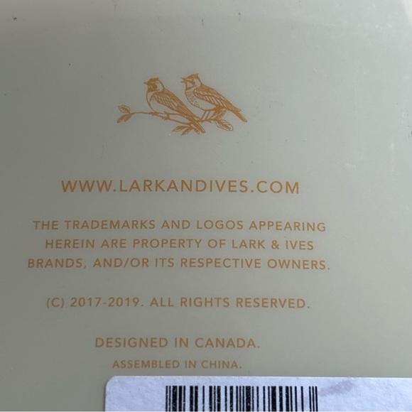 Lark and Ives Collectibles Lavender Fog Tassled Card Holder - Picture 6 of 6